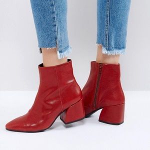 Leather Vagabond Olivia ankle boots